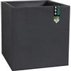 EDA plastiques 13730 BR.T SX1 Volcania vaso quadrato, in plastica, 40 x 40 x 40 cm