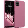 kwmobile Custodia Compatibile con Samsung Galaxy A22 5G Cover - Back Case per Smartphone in Silicone TPU - Protezione Gommata - rosa scuro