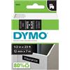 DYMO NASTRO DYMO TIPO D1 (12MMX7M) BIANCO/NERO 450210