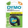 DYMO NASTRO IN PLASTICA DYMO LETRATAG 12MMX4M GIALLO 912020