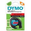 DYMO NASTRO IN PLASTICA DYMO LETRATAG 12MMX4M ROSSO 912030