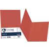 FAVINI 50 cartelline semplici LUCE 200gr 25x34cm rosso scarlatto FAVINI
