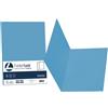 FAVINI 50 cartelline semplici LUCE 200gr 25x34cm azzurro FAVINI
