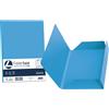 FAVINI 25 cartelline 3 lembi LUCE 200gr 24,5x34,5cm azzurro FAVINI