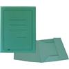 CART. GARDA 50 CARTELLINE 3 LEMBI VERDE C/STAMPA 200GR
