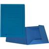 CART. GARDA 50 CARTELLINE 3 LEMBI AZZURRO C/STAMPA 200GR