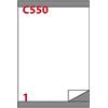 MARKIN Etichetta adesiva C/550 bianca 100fg A4 210x280mm (1et/fg) Markin