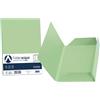 FAVINI 25 cartelline 3 lembi ACQUA 200gr 24,5x34,5cm verde chiaro FAVINI
