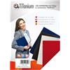 TITANIUM 100 COPERTINE A4 CARTONCINO GOFFRATO 250g NERO TiTanium