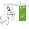 PAPERNET Pacco 12RT carta igienica classica 2veli 18,2mt 165 strappi BioTech Papernet
