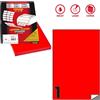 MARKIN Etichetta adesiva C/503 rosso fluo 100fg A4 210x297mm (1et/fg) Markin