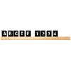 SECURIT Kit Mensola portamessaggi Teak + 169 tessere Letter Board Securit