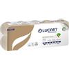 Lucart Pacco 10 rotoli Carta Igienica 180 strappi EcoNatural Lucart