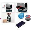 TRODAT Blister da 3 tamponi 6/4915 blu Trodat