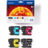 BROTHER VALUE PACK NERO CIANO MAGENTA GIALLO DCP-145C