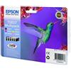 EPSON MULTIPACKT080 6 COL. NERO CIANO MAG.GIALLOCIANO CHIARO MAG.CHIARO BLISTER C/RF