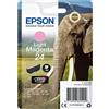 EPSON CARTUCCIA MAGENTA-CHIARO CLARIA PHOTO HD SERIE 24 ELEFANTE