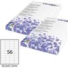 STARLINE Etichetta adesiva bianca 100fg A4 52,5x21,2mm (56et/fg) STARLINE