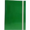 STARLINE CARTELLA PROGETTO DORSO 3CM C/ELASTICO VERDE STARLINE