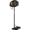 HOMCOM Canestro da Basket con Base in Acciaio, Altezza Regolabile tra 250 - 365 cm|Aosom