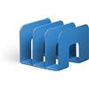 Durable Portacataloghi Eco A4, 3 scomparti, 2 pezzi, azzurro, 776106 | Per riviste, cataloghi e brochure A4, scomparti da 65 mm, plastica riciclata Blue Angel, Made in Germany