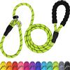 TagME Riflessivo Guinzaglio per Cani Taglia Grande,Guinzaglio Retriever,Guinzaglio Addestramento per Cani,Ø12mm x 185cm,Verde