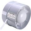 SAILFLO 150 mm extracteur d'air silencieux 18W 320m³/h économe en énergie à flux mixte ventilateur de conduit pour bain, évents, serres, tentes (6inch)