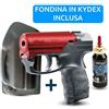 Pistola spray al peperoncino UMAREX Pepper Gun PDP Walther nera bascula rossa con fondina dx VEGA in kydex