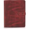Londo Custodia in Vera Pelle per Tablet per iPad Air 11 Pollici, iPad Pro 11 e iPad - Case con Due Scomparti per Carte e Portapenne/Apple Pencil in Pelle