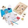 Melissa & Doug Paw Patrol - Set Timbri in Legno con Pennarelli e Album attività, 25 Pezzi, Gioco Creativo e Artistico per Bambini, Regalo per Bambini e Bambine, 4+ Anni