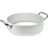 Pentole Agnelli Alluminio ALMA106PI28 Linea Casseruola Bassa, Fondo a Induzione con 2 Manici Cool, 28 cm, Acciaio