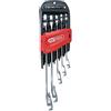 KS Tools 503.4661 set di 5 pezzi di chiavi combinate a cricchetto reversibile Gearplus