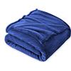 FARFALLAROSSA Coperta Plaid Pile, Coperta Letto Singolo/Matrimoniale 160 x 210 cm Flanella, Coperta Divano Grande Caldo Morbida - Blu 2