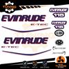 OraInkJet Kit Adesivi Motore Marino Fuoribordo Evinrude e-tec 115 cv - versione D