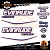OraInkJet Kit Adesivi Motore Marino Fuoribordo Evinrude e-tec 90 cv - versione C