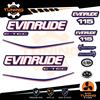 OraInkJet Kit Adesivi Motore Marino Fuoribordo Evinrude e-tec 115 cv - versione C