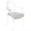 MYAREADESIGN IL CUSCINO per sedia KARTELL LOUIS GHOST - LOUIS-GRETA-04-CLAY