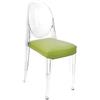 MYAREADESIGN IL CUSCINO per sedia KARTELL VICTORIA GHOST - VICTORIA-GRETA-11-LIME-GREEN