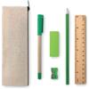 Set cancelleria con sacchetto in cotone e juta personalizzato Tekina personalizzate o neutre