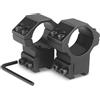 ATTACCHI MEDI ANELLI OTTICA 1" CARABINA ARIA COMPRESSA AIRGUN CANNOCCHIALE