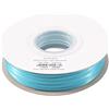 Vaessen Creative Nastro di raso turchese, 3 mm x 100 m, doppio nastro di raso, nastro decorativo, nastro regalo, nastro in tessuto per matrimoni, battesimi e regali di compleanno