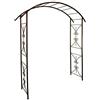 LOUIS MOULIN Arco Tubo quadrato per piante rampicanti ferro invecchiato 180 x 50 x 220 cm 3026 - Made in France