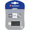 Verbatim Pen Drive 128GB Verbatim PinStripe USB 2.0 Nero