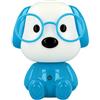 Westcott Lightbuddies E-88003 00 - Lampada notturna a LED per bambini con batteria e cavo di ricarica USB, dimmerabile, colore: blu/bianco