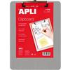 Apli - 13782, Portablocco in alluminio A4