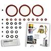 Bohnenglück Guarnizioni/set di manutenzione per DeLonghi serie ESAM | termoblocco e gruppo caffe infusore | O-ring | Massima qualità (EPDM e VMQ)
