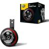 HELLA 3AL 922 000-961 Clacson, S90, 12V, 113dB(A), Gamma frequenze 415Hz, Tono elevato, colore alloggiamento/sede rosso/nero, Attacco piatto ad innesto
