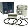RMS Pistone set 50 CCM 39 mm per Piaggio 4 tempi | OEM 89118, R16881 compatibile con Piaggio Liberty 50 4T, Vespa LX 50 4T, Aprilia Sportcity ONE 50 4T