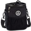 HUND IST KÖNIG Borsa porta crocchette cani premium, la borsa a tutto tondo per premietti per cane. Borsa addestramento cani e cuccioli. Dispenser sacchettini per cani