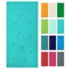 ZOLLNER Telo mare 100x200 cm - asciugamano da spiaggia delicato sulla pelle e super assorbente - lavabile fino a 60°C - 100% cotone - acqua con design con animali marini - certificato Oeko Tex (R)